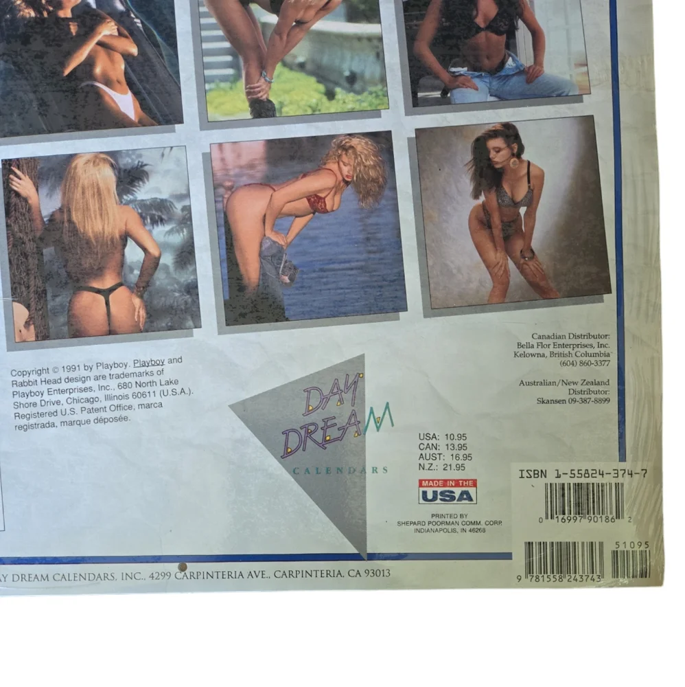 PLAYBOY 'S GIRLS OF SUMMER SPECIAL 16 MONTH 1992 CALANDER